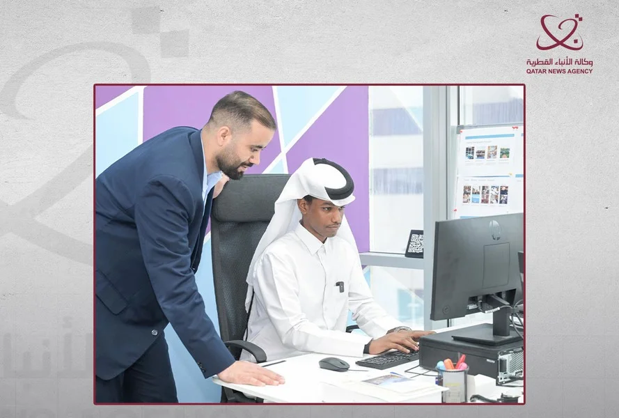 طلاب برنامج التدريب الصيفي قطر